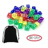 100pcs Dice Stacking 16mm Dice Dice Stress Relief Party KTV,