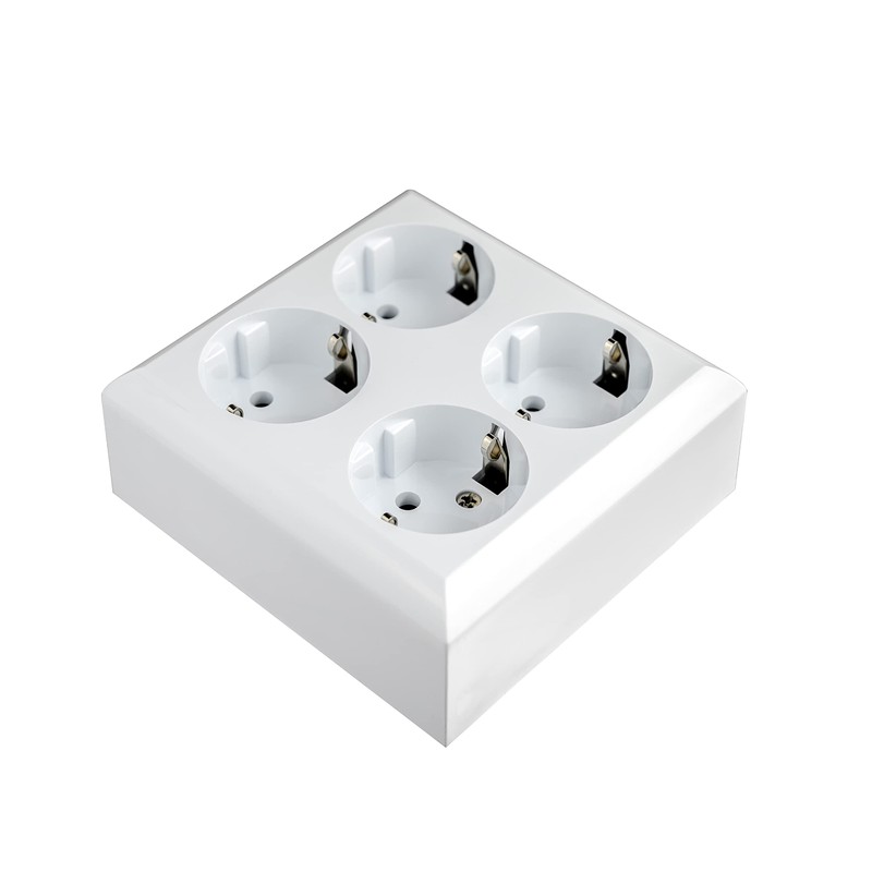 Surface-mounted Sockets Schucko Sockets 2-way, 3-way or 4-way