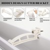 Geelin 10 Pack 5" Gutter Hangers K-Style Hidden Roof Gutter
