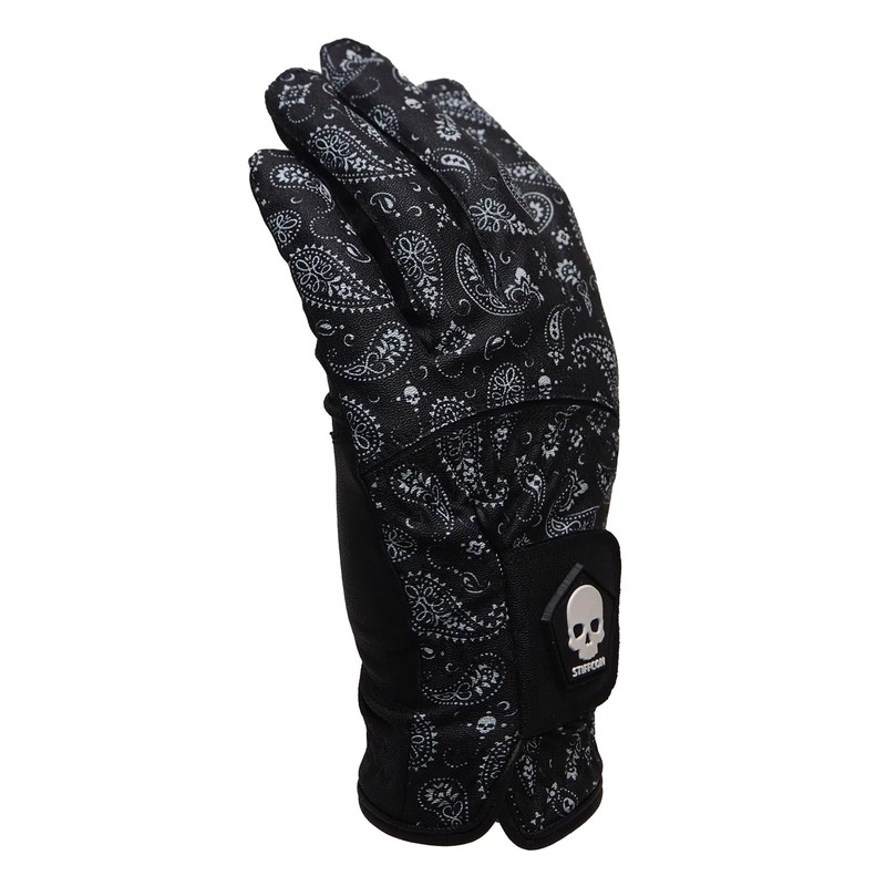 FLUO PAISLEY BLACK Mens Golf Glove Fluo_Paisley Black V5 Stiffcon