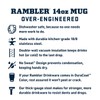 YETI Rambler 14 oz Stackable Mug, Vacuum Insulated, Stainless Steel