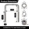 4 Sets 304 Stainless Steel Square U-Bolt Kits, Heavy Duty