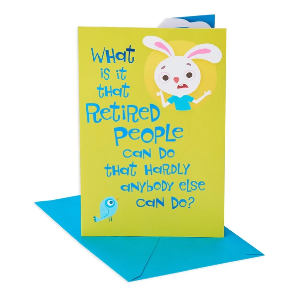 American Greetings Funny Retirement Card (Monday Mornings)