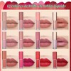 12 Piezas Kit Lápiz Labial, Brillo de Labios Líquido Mate
