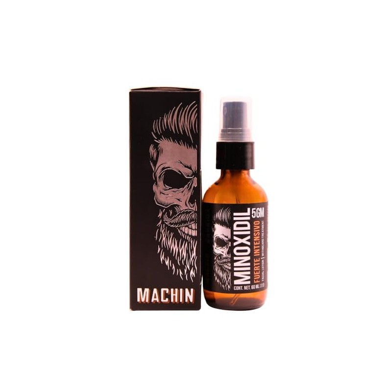 Loción Balsamo para Crecimiento de Barba Cabello Intenso 5% Barbiux