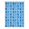 Kleine Wolke Shower Curtain with Sealife Motif 180 x 200