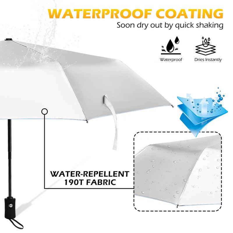 HEXSOLID 46inch UPF 50+ Sun Umbrella UV Protection UV Parasol