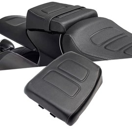 Baohatsu 21-22 Sportster S 1250 RH1250 Harley Rear Passenger Solo Seat PU Leather Black
