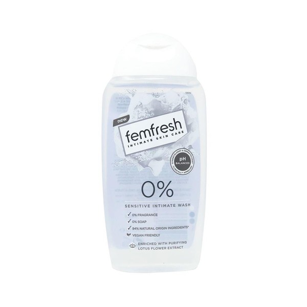 Femfresh 0% Sensitive Intimate Wash 250ml