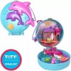 Polly Pocket Miniatura Muñecas Dolphin Beach Set Mattel
