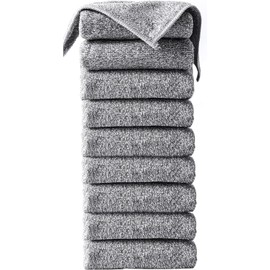 Shiny Dry Cloth, Pack of 10 Fast Dry Drying Towel for the Shower, Car, Drying Tube, Microfibre Cloths, Shiny Bath, Extremely Absorbent Shower Cubicles Cloth for Shower Cubicles, Car and Motorcycle