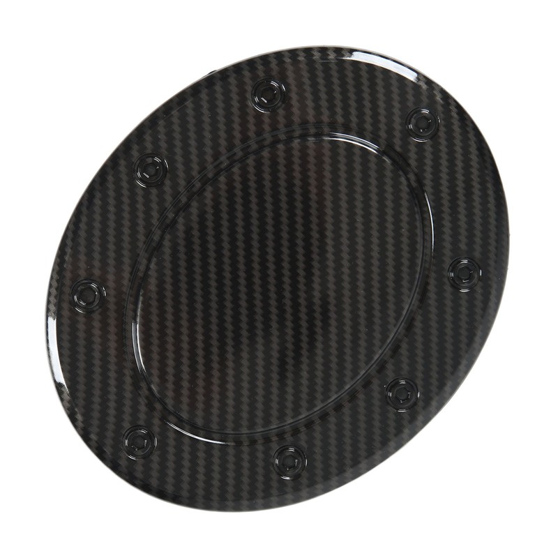 Gas Cap Cover Carbon Fiber Pattern Fuel Tank Door Cover