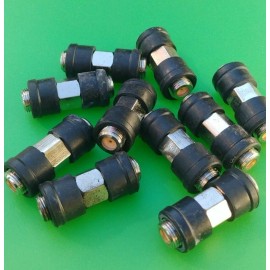 Perfect Vision (10 PCS) F81 Coax Barrel RG6 Splice Connector Weather Seal DTVF81O-05 3GHz