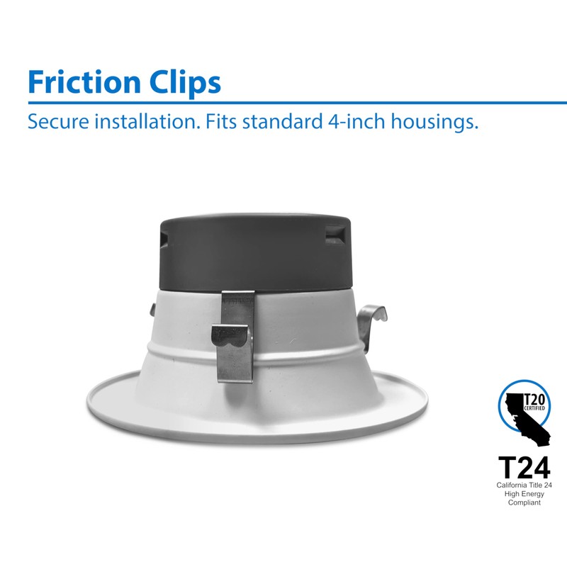 NICOR Lighting DLR4(v6) 4-inch White Selectable Recessed LED Downlight (DLR4607120SWH)
