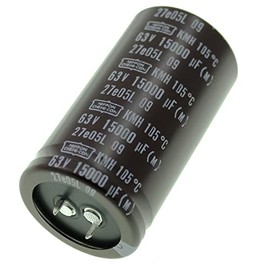 Elko Capacitor Radial 15000µF 63V | Snap-in Electrolytic Capacitor up to 105°C | 15000uF Electrolytic Capacitor from United Chemi-Con