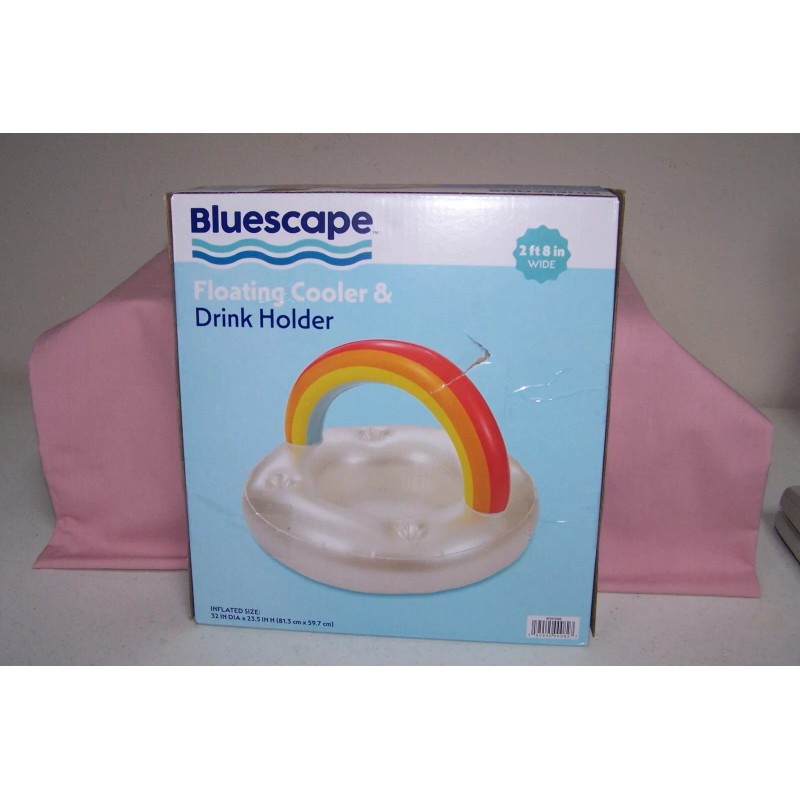 Bluescape Floating Cooler & Drink Holder NEW in Box 2'