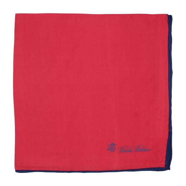 Brooks Brothers Red Logo Pocket Square