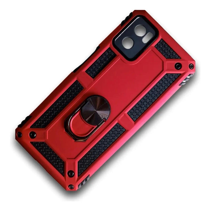 Funda Rudo Con Anillo Para Moto E22 / E22i
