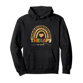 Therapy is Cool Inspirational Quote Daily Life Motivation Pullover Hoodie