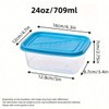 UrbanNest Refrigerator Storage Box – Stackable Transparent Containers with Lids,