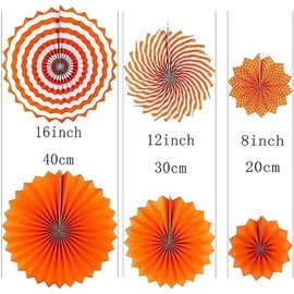 TinoPui Halloween Set Paper Fan Party Wall Decor Bat Photography