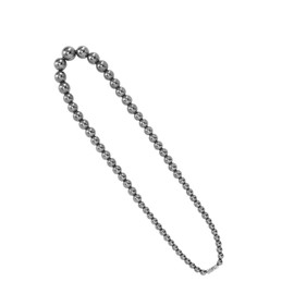 Shanrya Terahertz Beaded Necklace, Unisex Simple Elegant Purify Stylish Energy Stone Terahertz Necklace for Party Dating Healthcare