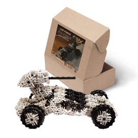 Lux Blox Force Raider Armed Battle Vehicle - for High-Flying Imaginations That Need Ground Support (169 Pieces) Snow Camouflage