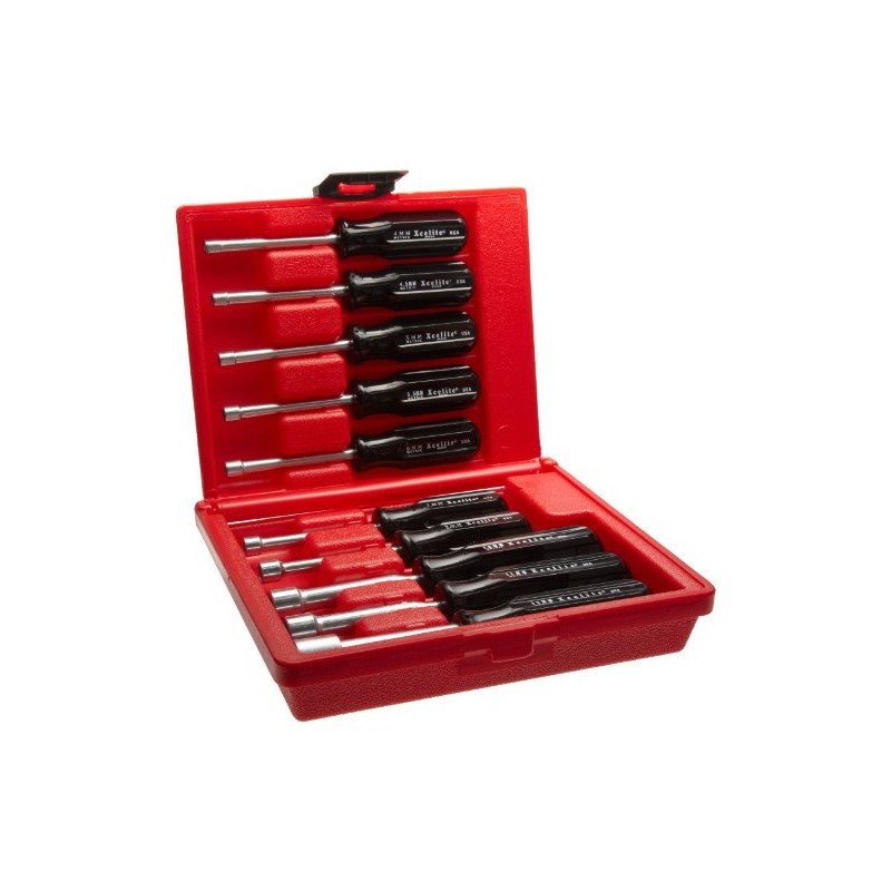 Xcelite 413MM 10-Piece Metric sizes Nutdriver Kit