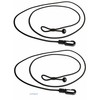 H2o Kayaks Black Heavy Duty Monoflex ™Shock Cord Paddle/Rod Leash
