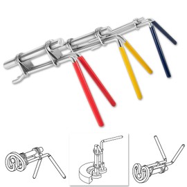 3 Pcs/Set Hydraulic Cylinder Piston Repair Seal Kit,Hydraulic Seal Installation Tools, U-Cup Rod Seal Installation Tool Kits Upgraded Seal Twistor Install Tool Set Universal J05321