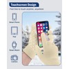 SUTIYO Winter Gloves, Thermal Fleece Lining Touch Screen Non-slip Grip