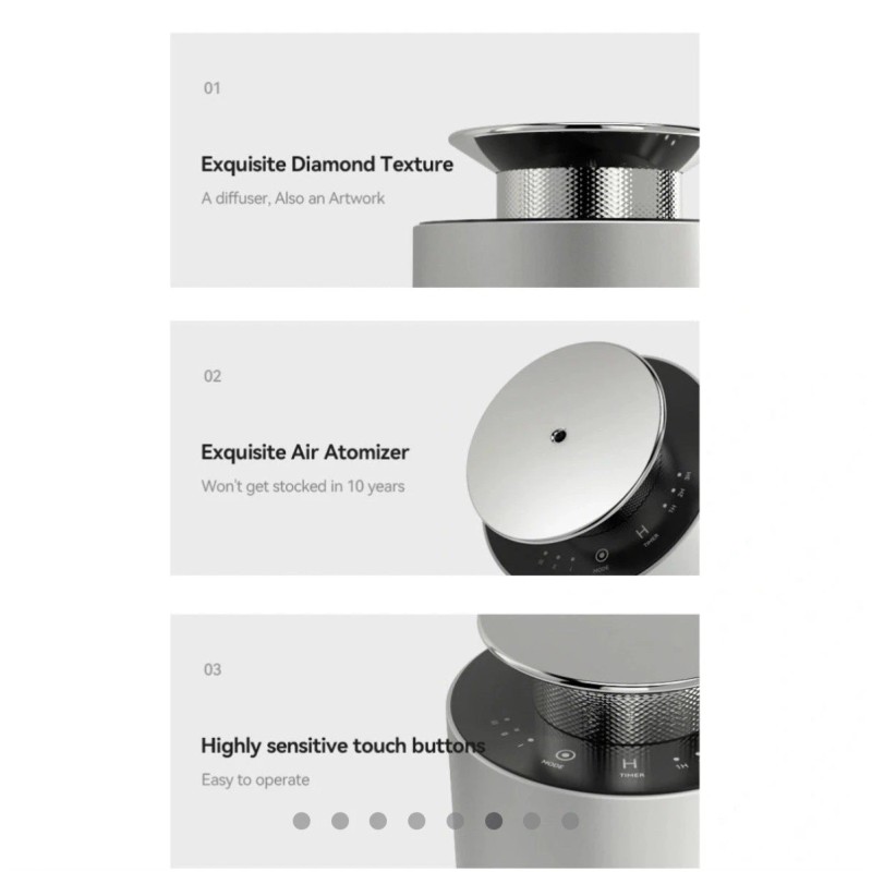 Aromapro ***CarPro Stainless Steel Diffuser – Freshness & Elegance for