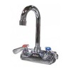 Gsw AA-410G Faucet, 4" Wall Mounted Backsplash, W/ 3-1/2" Gooseneck