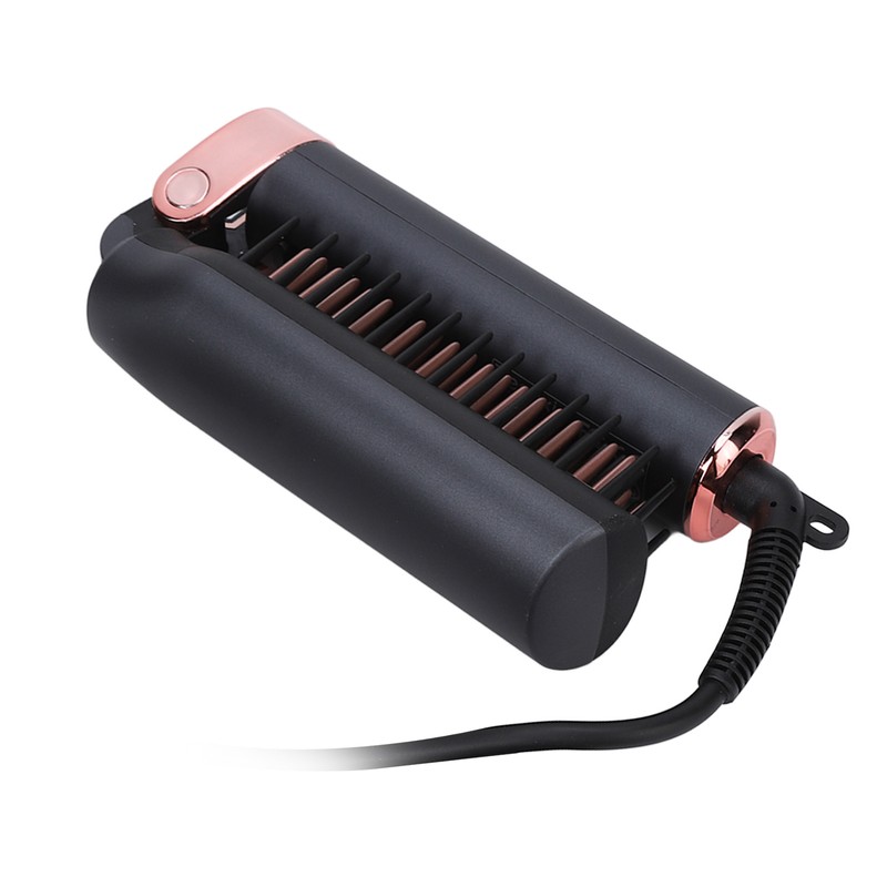 Hot Comb Electric Folding Design Ergonomic Handle Curls Straight Hair