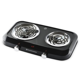 Toastmaster Double Coil Burner, Black, TM-35DB