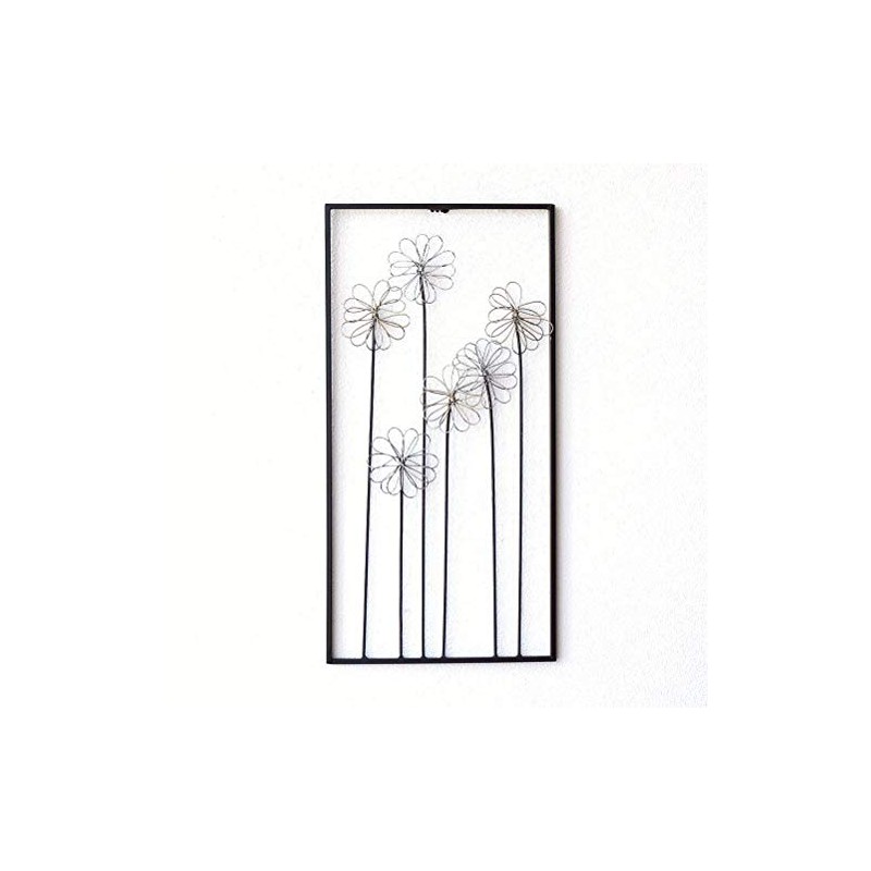 kwb6035 Wall Decor Flower Iron Interior Wall Hanging Stylish Art