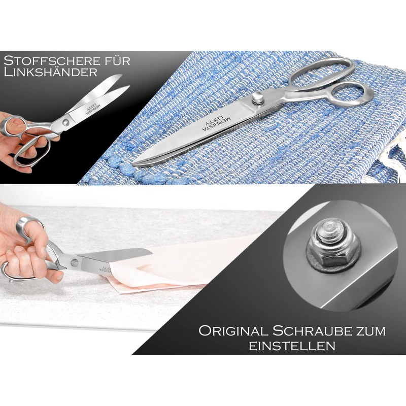 Dressmaking Scissors Left Handed Fabric Scissors Sharp Cut 8 Inch