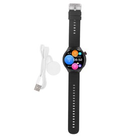 Smart Fitness Watch 1.43inch HD Color Screen IP67 Waterproof Heart Rate Sleep Monitor Answer Dial Calls Bluetooth Smart Watch for IOS for Android Black