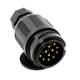 Micro Trader 13 Pin Euro Vehicle Towing Plug Plastic for Trailer Caravan Car Tow