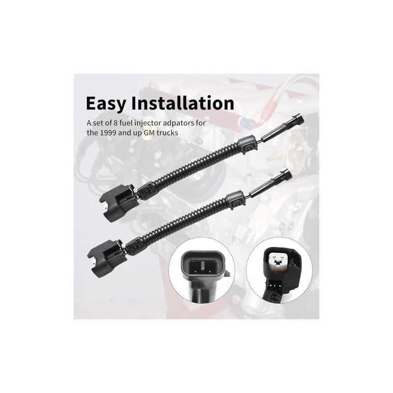 UOIENRT 8pcs Injector Adapters Replacement for LQ4 LQ9 4.8 5.3