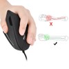 USB Wired Left Hand Vertical Mouse Ergonomic Gaming Mouse Wrist