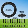 MIXC 1/4" Irrigation Dripline Tubing (100 Ft Roll) with 6"