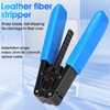 BAOSHLA（5-piece kit）Fiber optic Termination tool kit X5 Optical Fiber Cleaver