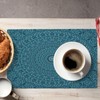 XALOGEER Mandala Placemats Set of 4 Turquoise Teal Blue Boho