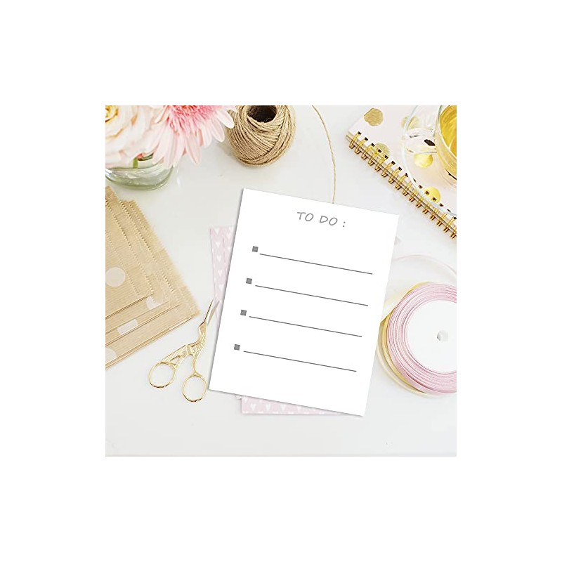 Bright White Blank 5x8 Paper - Premium Feel 70lb Text
