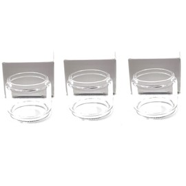 3-Pack Replacement Bubble Glass Compatible with Freemax Mesh Pro/Mesh Pro 2 Tanks
