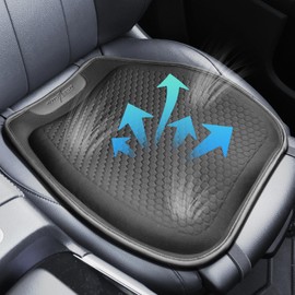 OEMASSIVE OEMASSIVE Gel Sitzkissen, Orthop?disches Autositzkissen Ergonomisches Waben-Design Gelkissen, rutschfest Atmungsaktiv Bequem Stei?beinkissen fr Auto Brostuhl Rollstuhl Zuhause