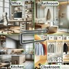 LMSAWK Pack of 2 Black Multifunctional Kitchen Roll Holder, High-Quality