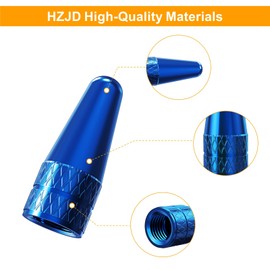 HZJD Bike Presta Valve Caps, Blue(2 Pack)
