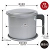 Takehara Can Fluorine Oil Pot 3.3 gal (1.0 L) with